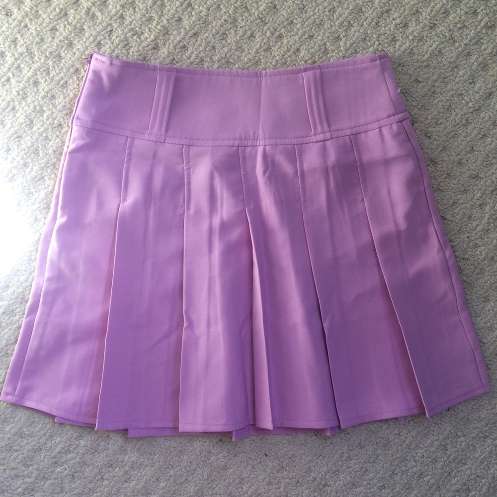 💖 Kawaii pleated purple skirt 💖